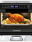 Steami 24L Steam Air Fryer Oven – 11-in-1 Convection Countertop Multi-Cooker with Real Steam Tech, Air Fry, Bake, Roast, Dehydrate, Sterilize, Stainless Steel Interior – 1600W