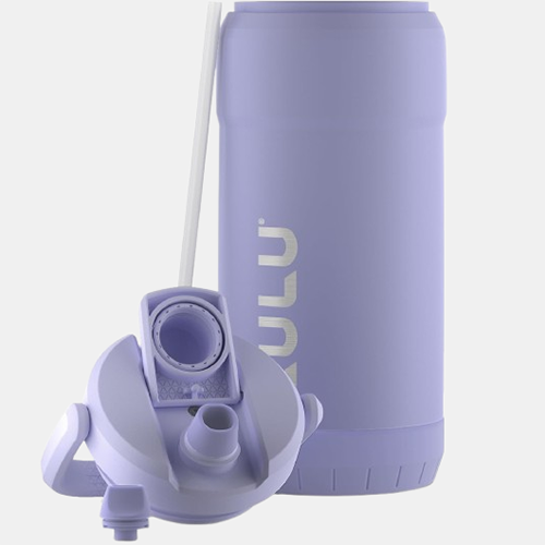 ZULU Goals Vacuum Insulated Large Capacity Stainless Steel Water Bottle | Reusable Jug Thermoses with Carry Handle | Leak-Proof Lid | Perfect for Travel, Workout, Gym, Hiking, Camping | 64oz, 101oz