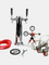 Bacoeng Double Faucet Tower Beer Kegerator Conversion Kit with Dual Gauge Regulator, No Tank Stainless Steel Keg Tower