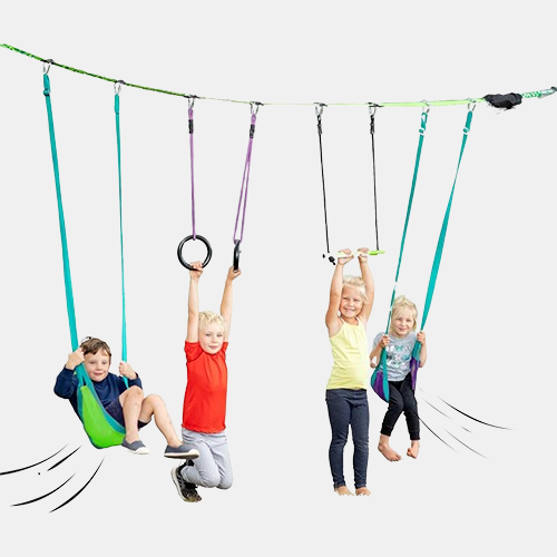 Slackers Swing Line - Turn Healthy Trees Into The Perfect Backyard Swingset - slackers Tree Swing Line Kit - Great Tree Swing Addition to Any Yard - Recommended for Ages 3+