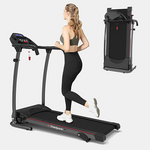 Portable Foldable Treadmill with Incline for Running and Walking, Treadmill with LCD Monitor, Fitness Exercise Machine for Home & Office, 220 lbs Weight Capacity