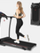 Portable Foldable Treadmill with Incline for Running and Walking, Treadmill with LCD Monitor, Fitness Exercise Machine for Home & Office, 220 lbs Weight Capacity