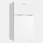Bangson Mini Fridge with Freezer, 2 Door Small Refrigerator with Freezer, Small Fridge for Bedroom, 3.2 CU.FT, For Home, Office, Dorm, Garage or RV, White