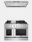 Cosmo 2-Pc Kitchen Appliance Packages, 48" Dual Fuel Range w 6 Sealed Burners and 48" Under Cabinet Range Hood