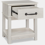 Signature Design by Ashley Dorrinson Farmhouse 1 Drawer Nightstand, 24.13