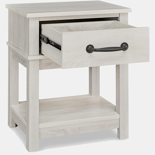 Signature Design by Ashley Dorrinson Farmhouse 1 Drawer Nightstand, 24.13
