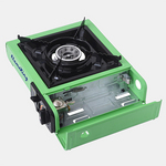 Flame King YSNVT-505 Dual Fuel Butane & Propane Gas Camping Stove with Single Burner, Portable and Great for Outdoor Cooking, Backpacking 8.5