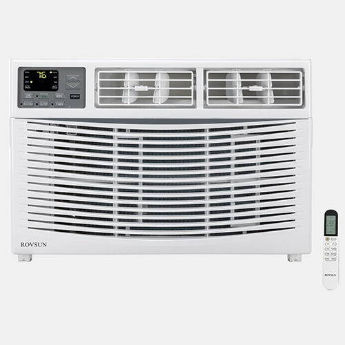 Rovsun 23200 BTU Air Conditioner Window Unit with Heat, 4-in-1 Window AC Unit Cooler, Heater, Dehumidifier & Fan with Timer, Remote Control & Installation Kit for Rooms up to 1500 Sq. Ft, 208/230V